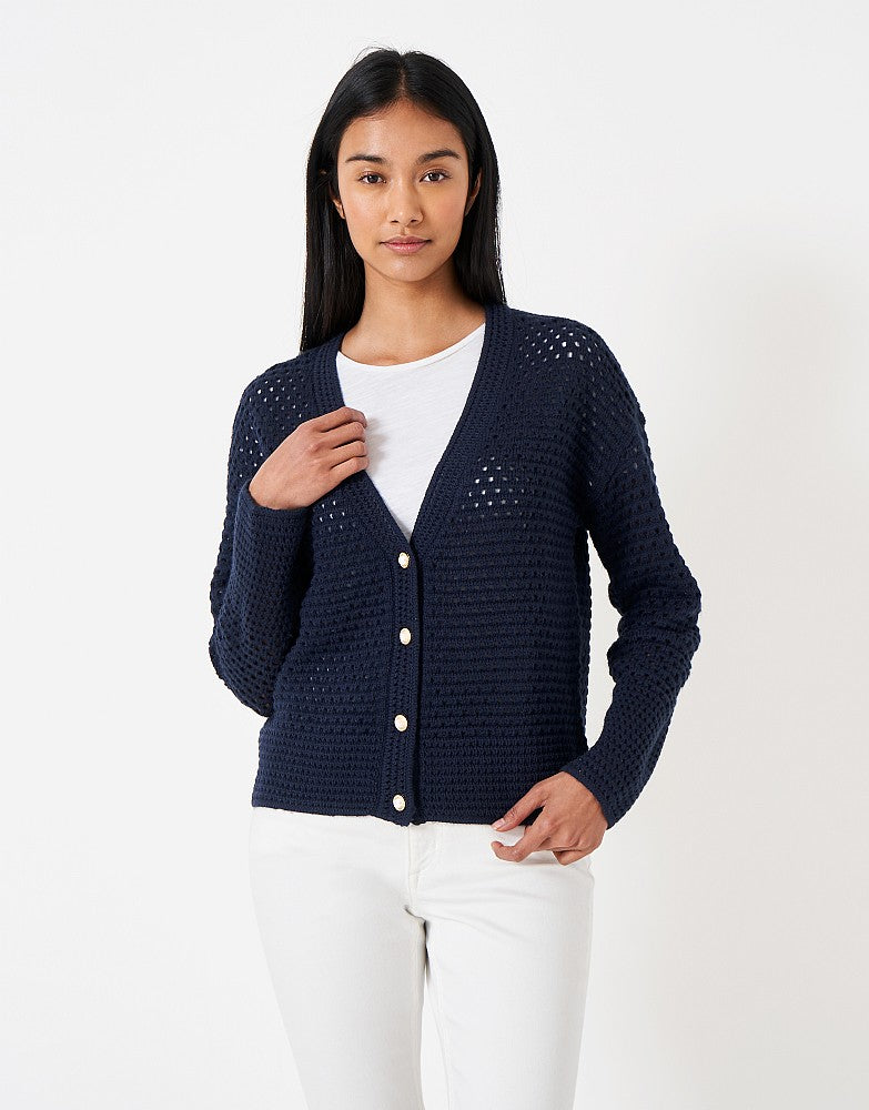 Crew Clothing Pointelle Cardigan
