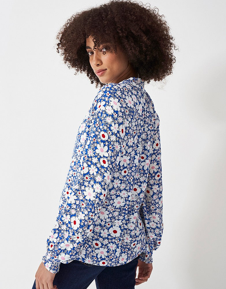 Crew Clothing Frill Neck Blouse