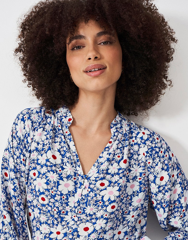 Crew Clothing Frill Neck Blouse