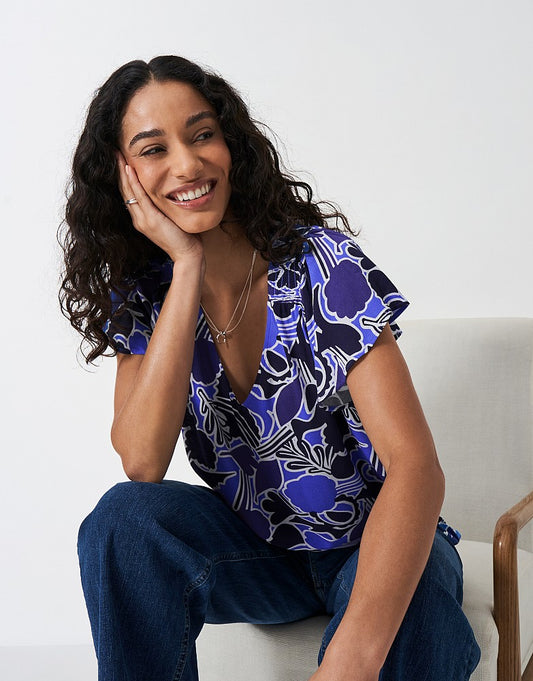 Crew Clothing Tia Frill Top