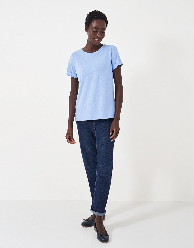 Crew Clothing Perfect Crew Neck Slub T-Shirt