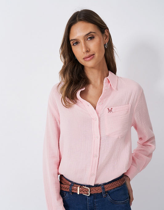 Crew Clothing Harlie Shirt in Rose