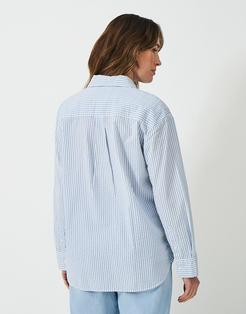 Crew Clothing Seersucker Relaxed Fit Shirt