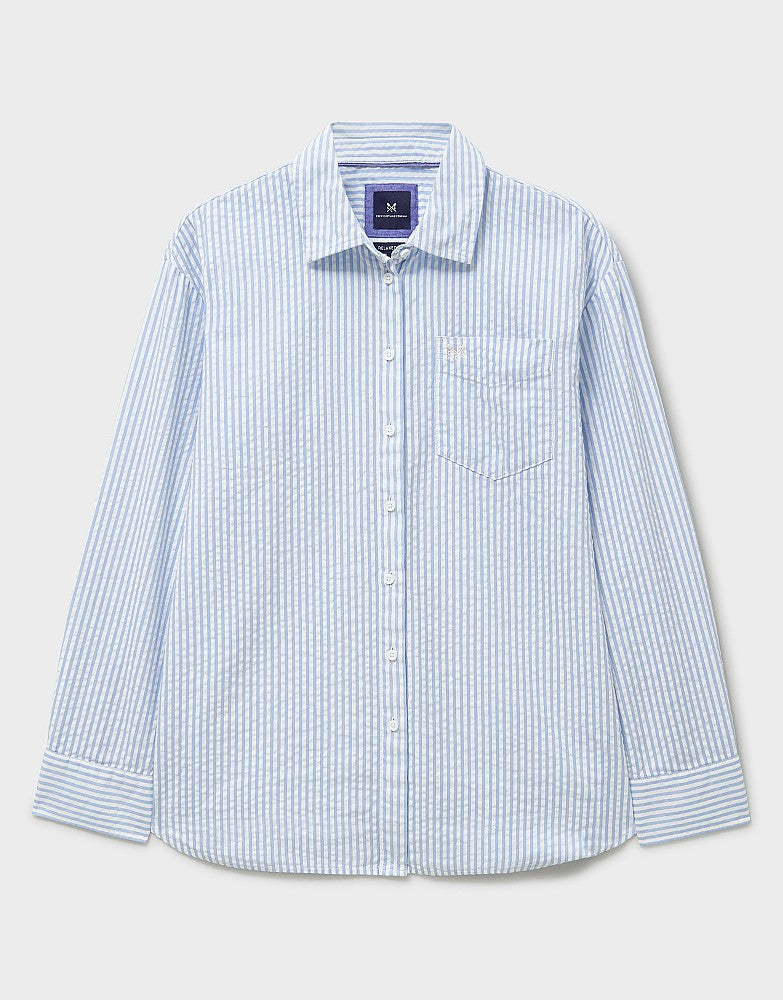 Crew Clothing Seersucker Relaxed Fit Shirt