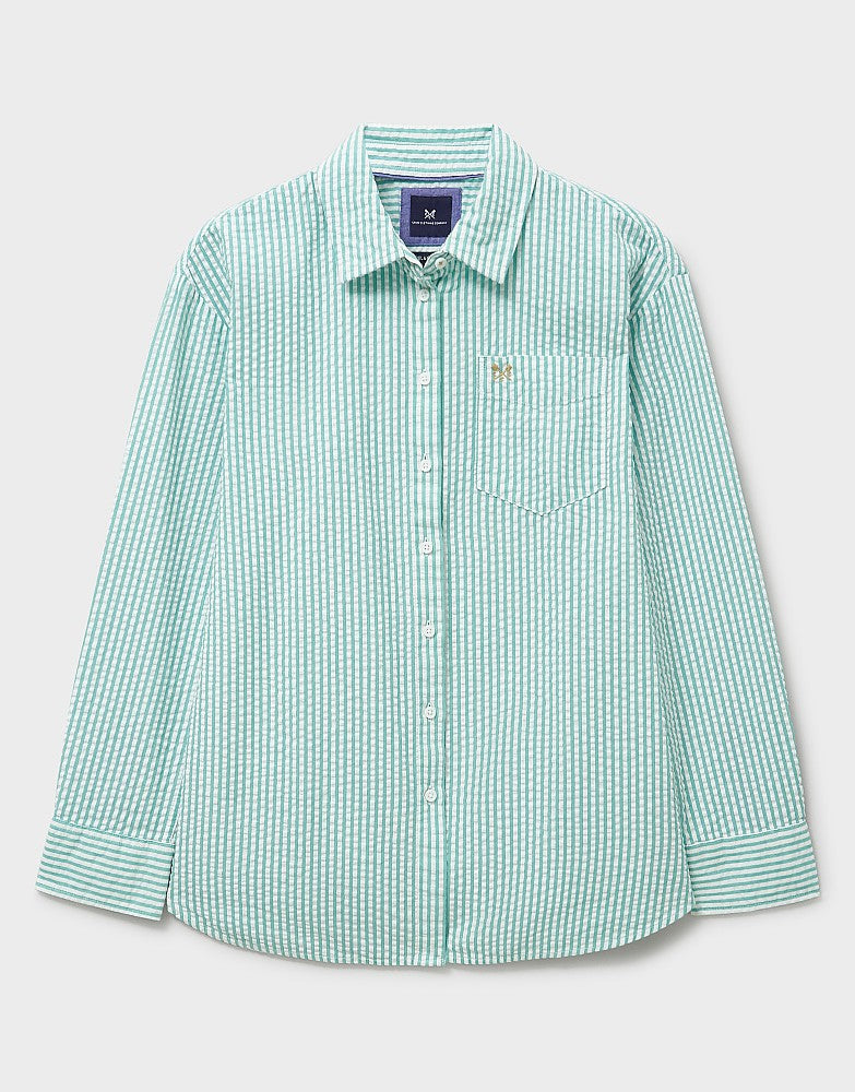 Crew Clothing Seersucker Relaxed Fit Shirt