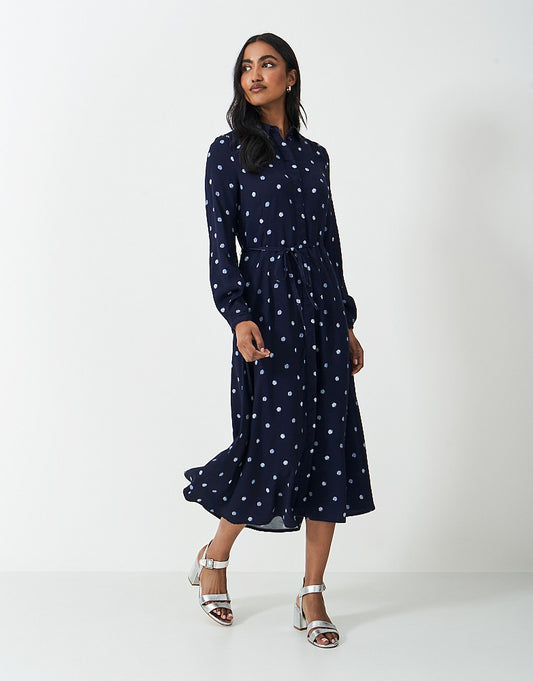 Crew Clothing Olivia Print Shirt Dress