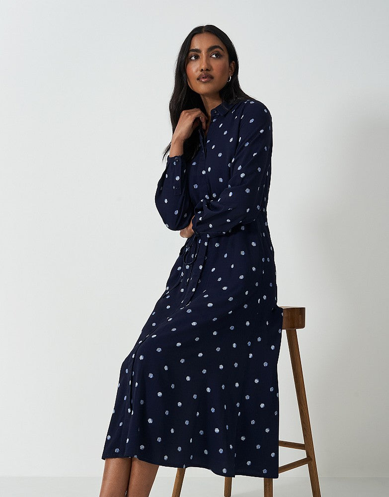 Crew Clothing Olivia Print Shirt Dress