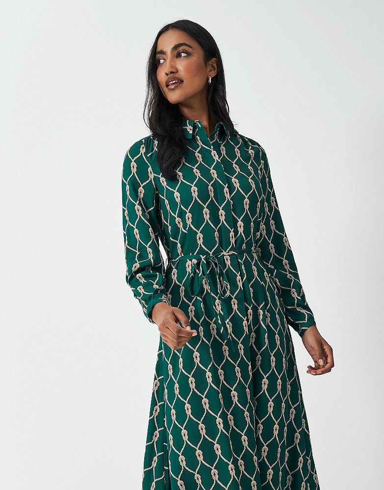 Crew Clothing Olivia Print Shirt Dress