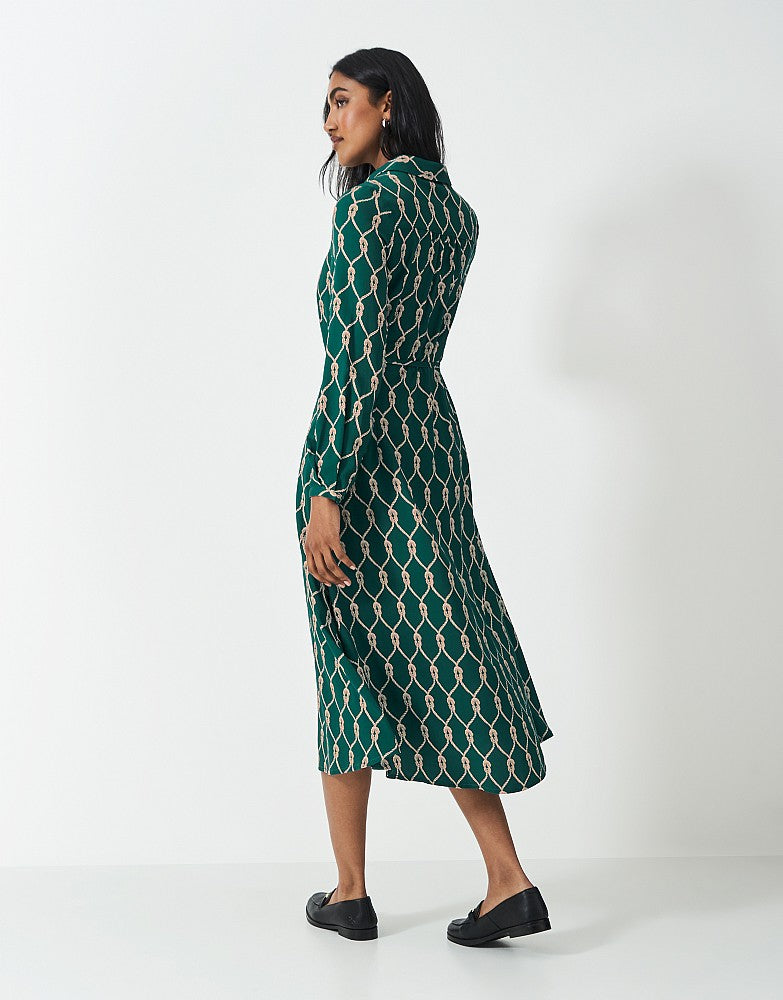 Crew Clothing Olivia Print Shirt Dress