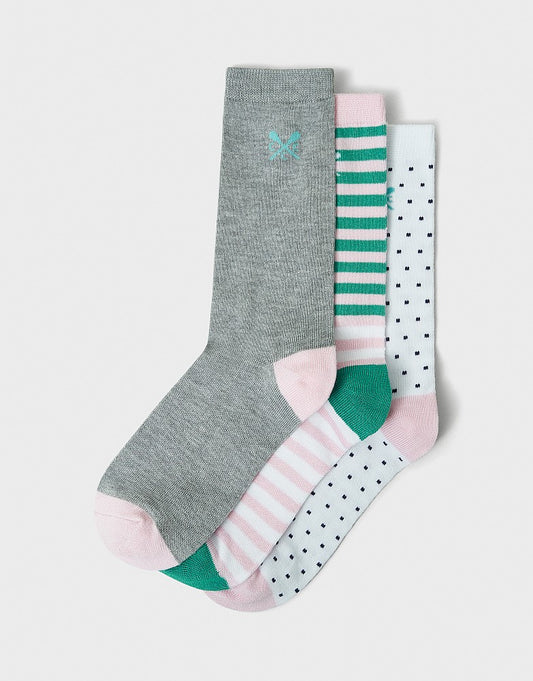 Crew Clothing Bamboo Socks 3-Pack