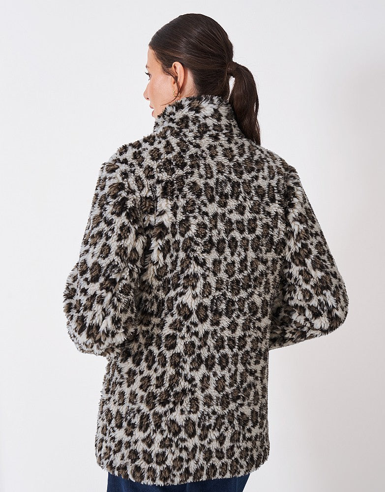 Crew Clothing Borg Patch-Pocket Jacket