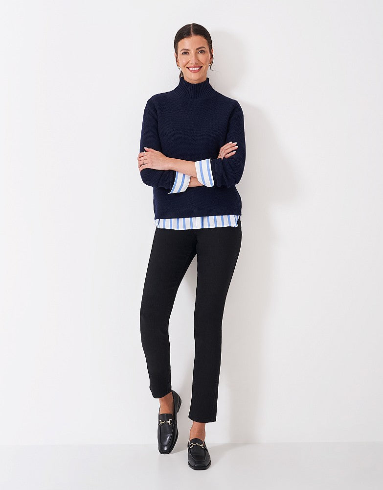 Crew Clothing Harmony Merino Blend Funnel Neck Jumper