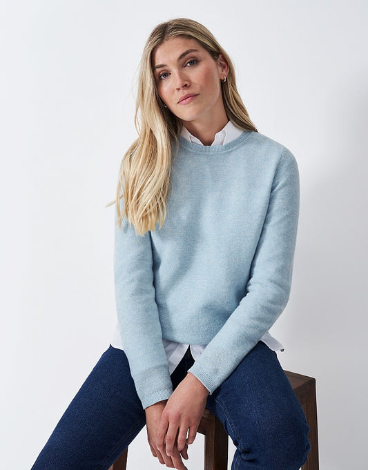 Crew Clothing Harmony Merino Wool Crew Neck Jumper