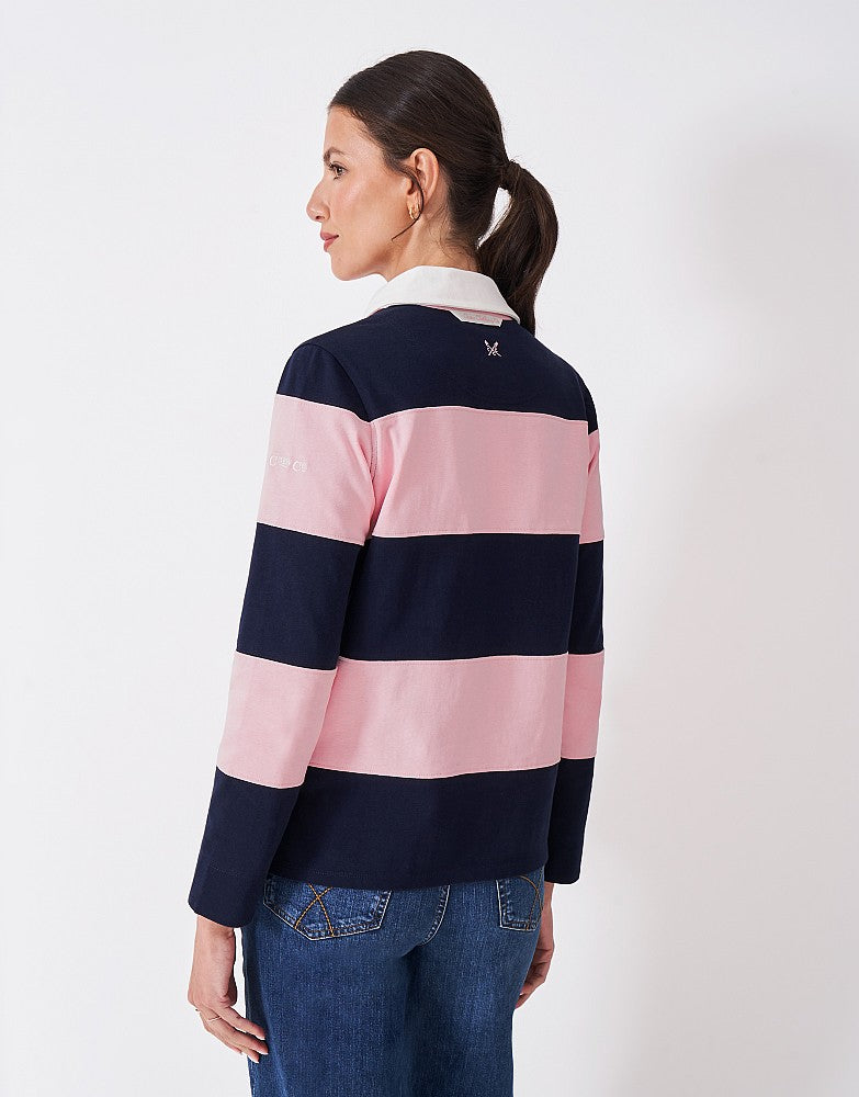 Crew Clothing Long Sleeve Rugby Shirt