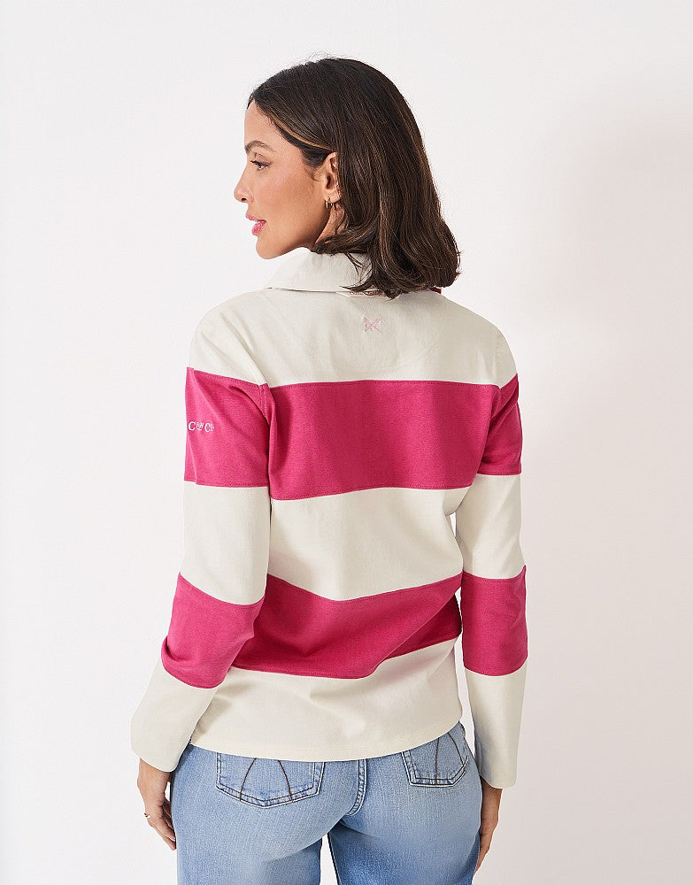 Crew Clothing Long Sleeve Rugby Shirt