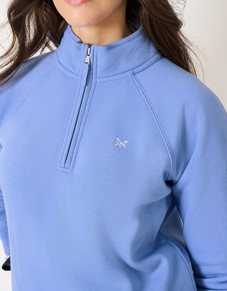 Crew Clothing Women's Half Zip Sweatshirt