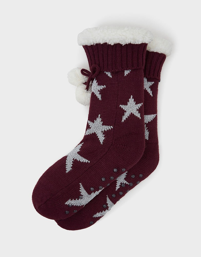Crew Clothing Faux Fur-Lined Socks