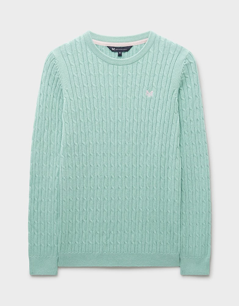 Crew Clothing Crew Neck Heritage Cable Knit Jumper