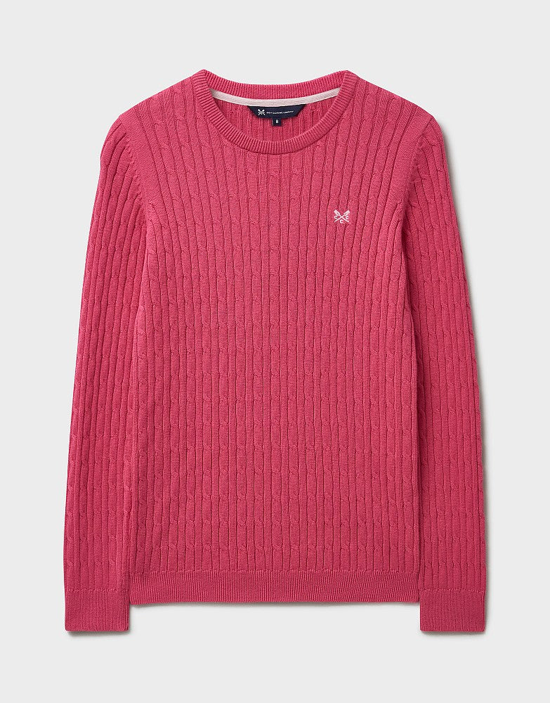Crew Clothing Crew Neck Heritage Cable Knit Jumper