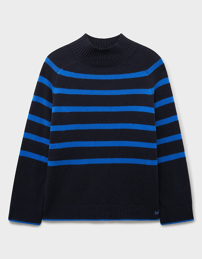 Crew Clothing Harmony Saddle Shoulder Funnel Neck Jumper