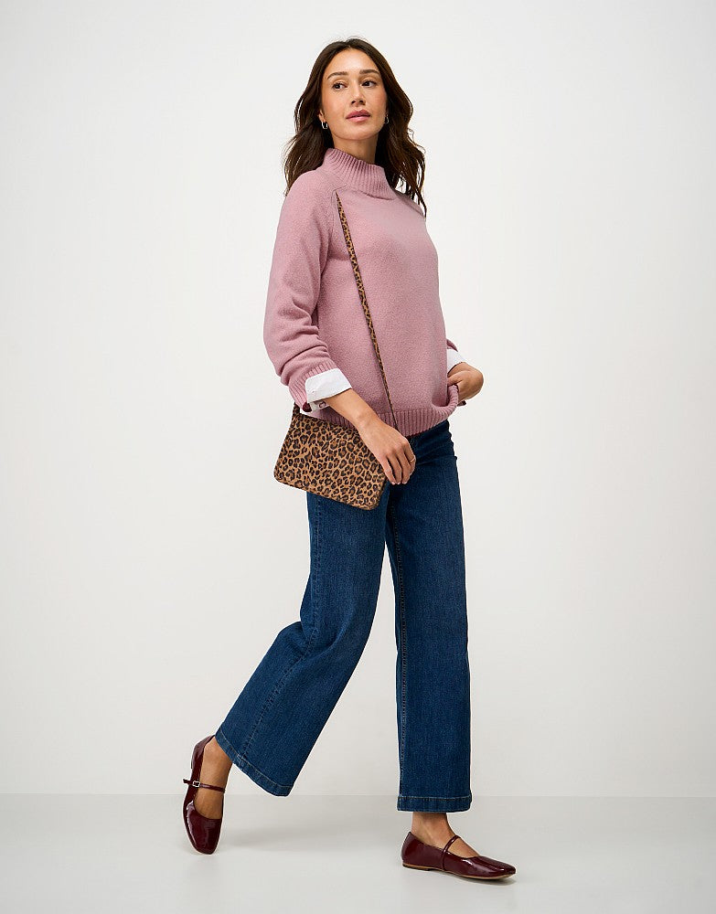 Crew Clothing Harmony Saddle Shoulder Funnel Neck Jumper