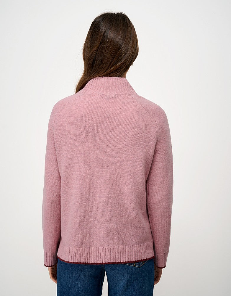 Crew Clothing Harmony Saddle Shoulder Funnel Neck Jumper