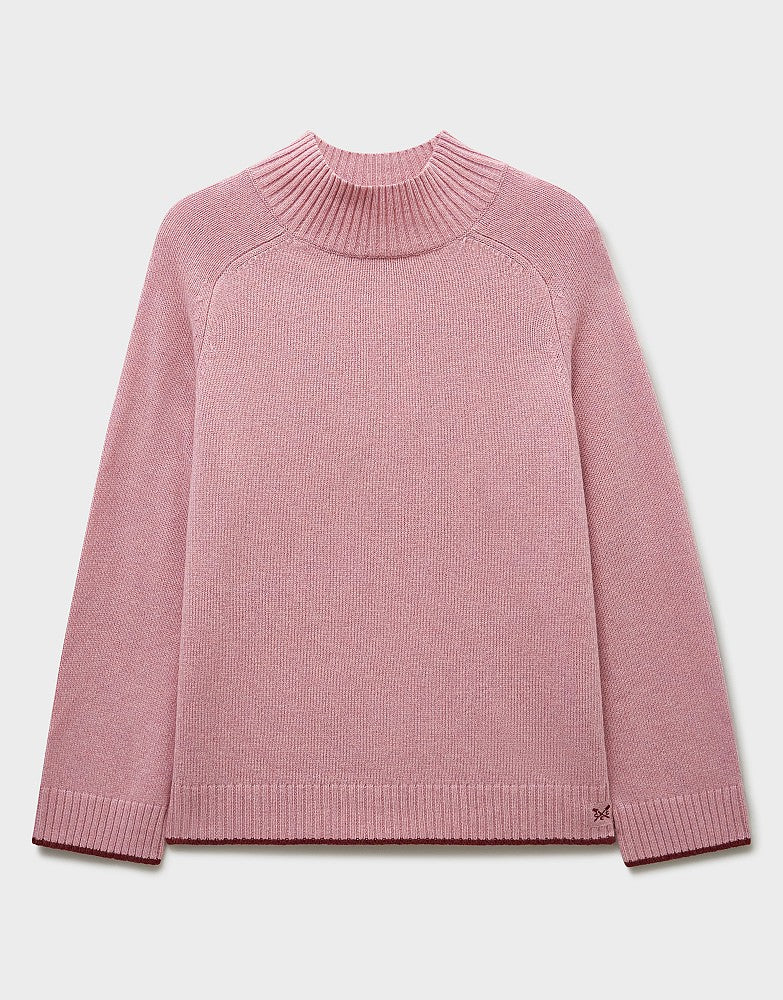 Crew Clothing Harmony Saddle Shoulder Funnel Neck Jumper
