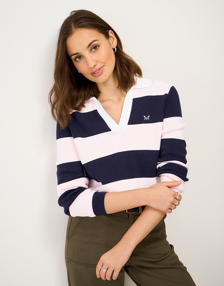 Crew Clothing Knitted Rugby Jumper