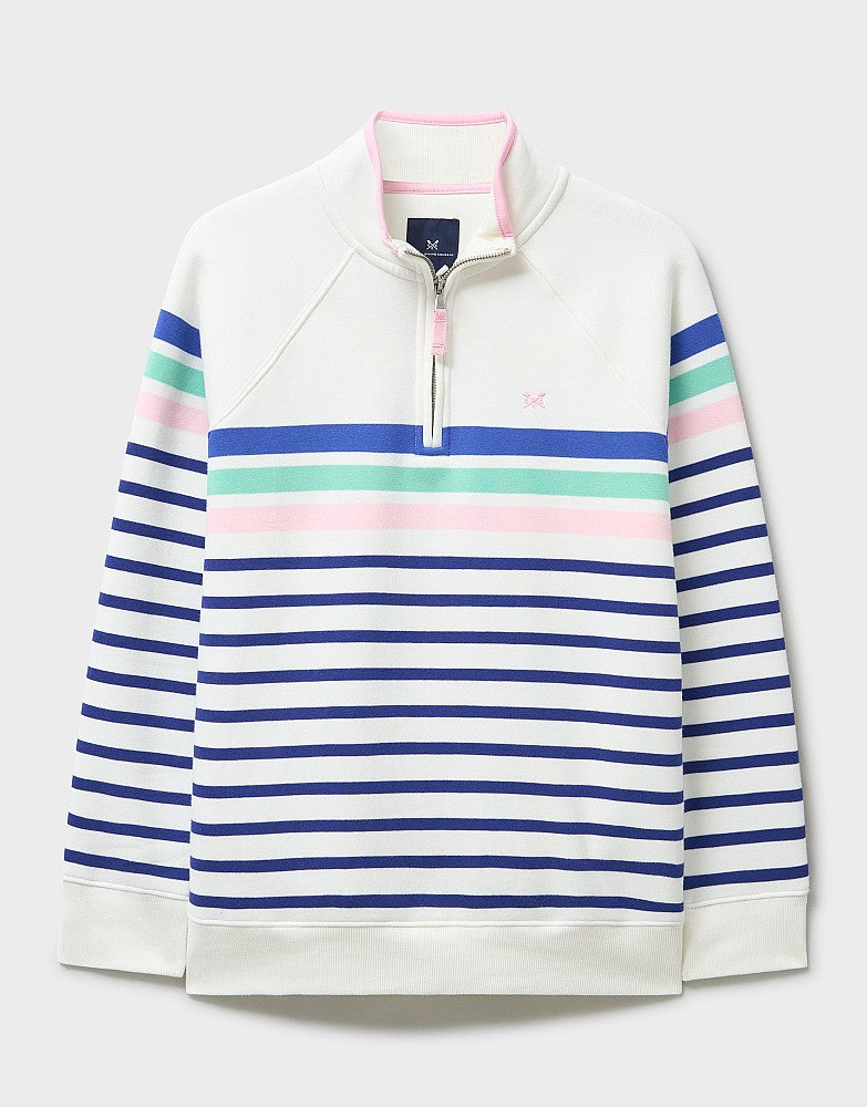 Crew Clothing Women's Half Zip Sweatshirt