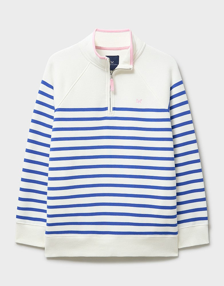 Crew Clothing Women's Half Zip Sweatshirt