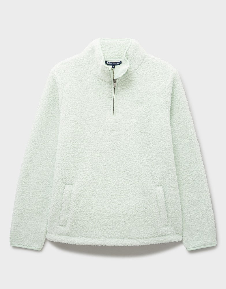 Crew Clothing Borg Half Zip Sweatshirt