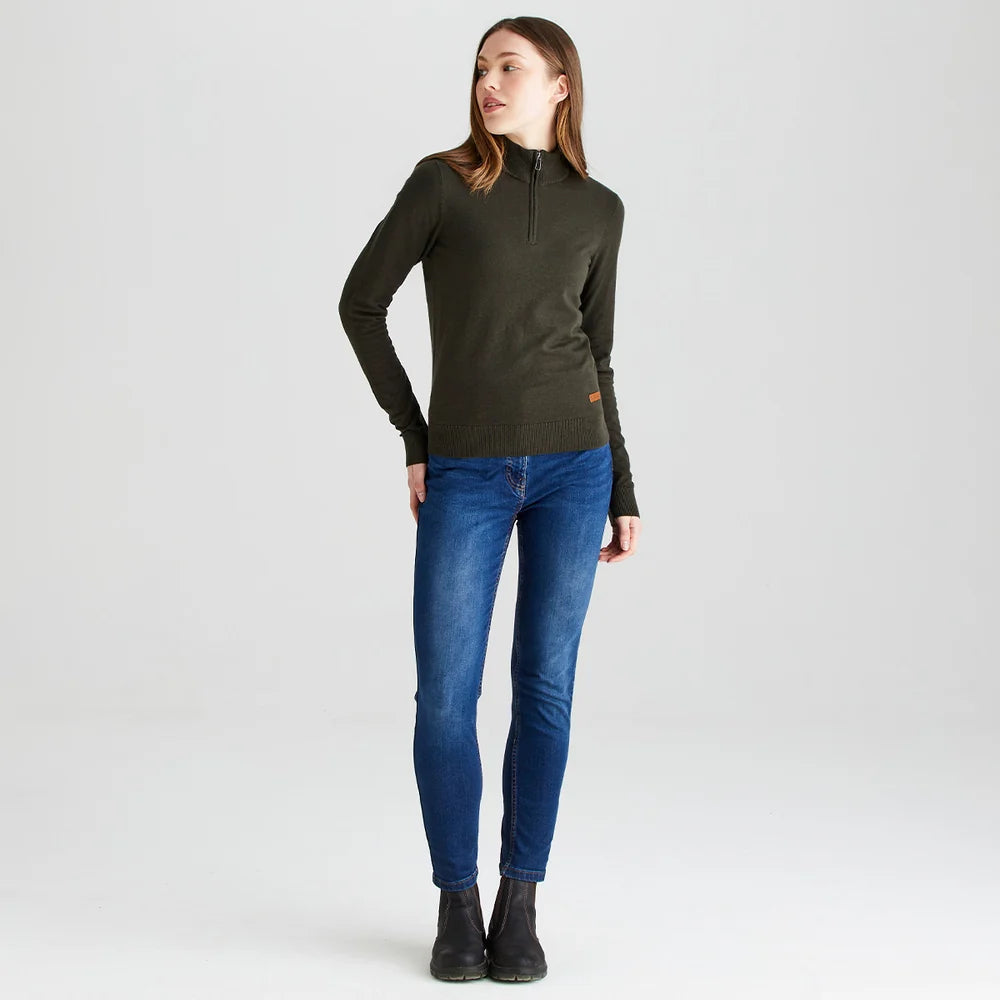 Ridgeline Women's Melford Knit 1/4 Zip Jumper