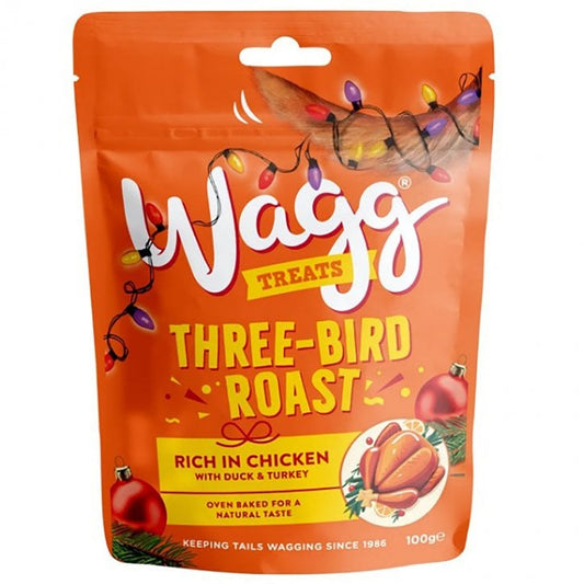 Wagg Three Bird Roast Pouch 100g