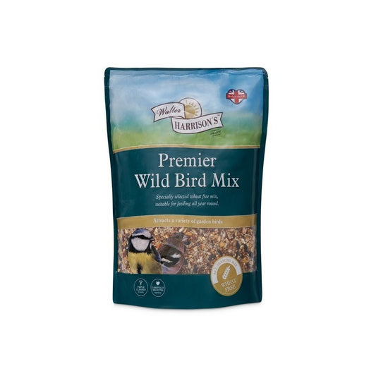 Walter Harrison's Premier Wild Bird Mix Bird Feed Pouch 2kg