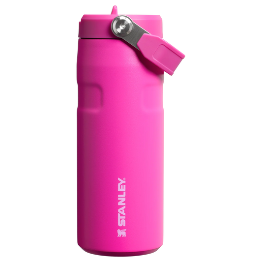 Stanley IceFlow Bottle Flip Straw 2.0 470ml - Violet Blossom (Limited Edition)