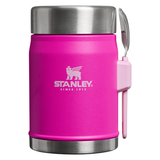 Stanley Classic Legendary Food Jar and Spork 400ml - Limited Edition Violet Blossom
