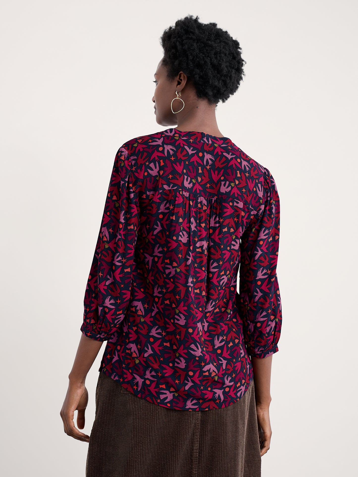 Seasalt Willow Path Printed Shirt