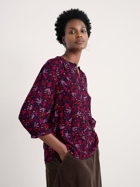 Seasalt Willow Path Printed Shirt