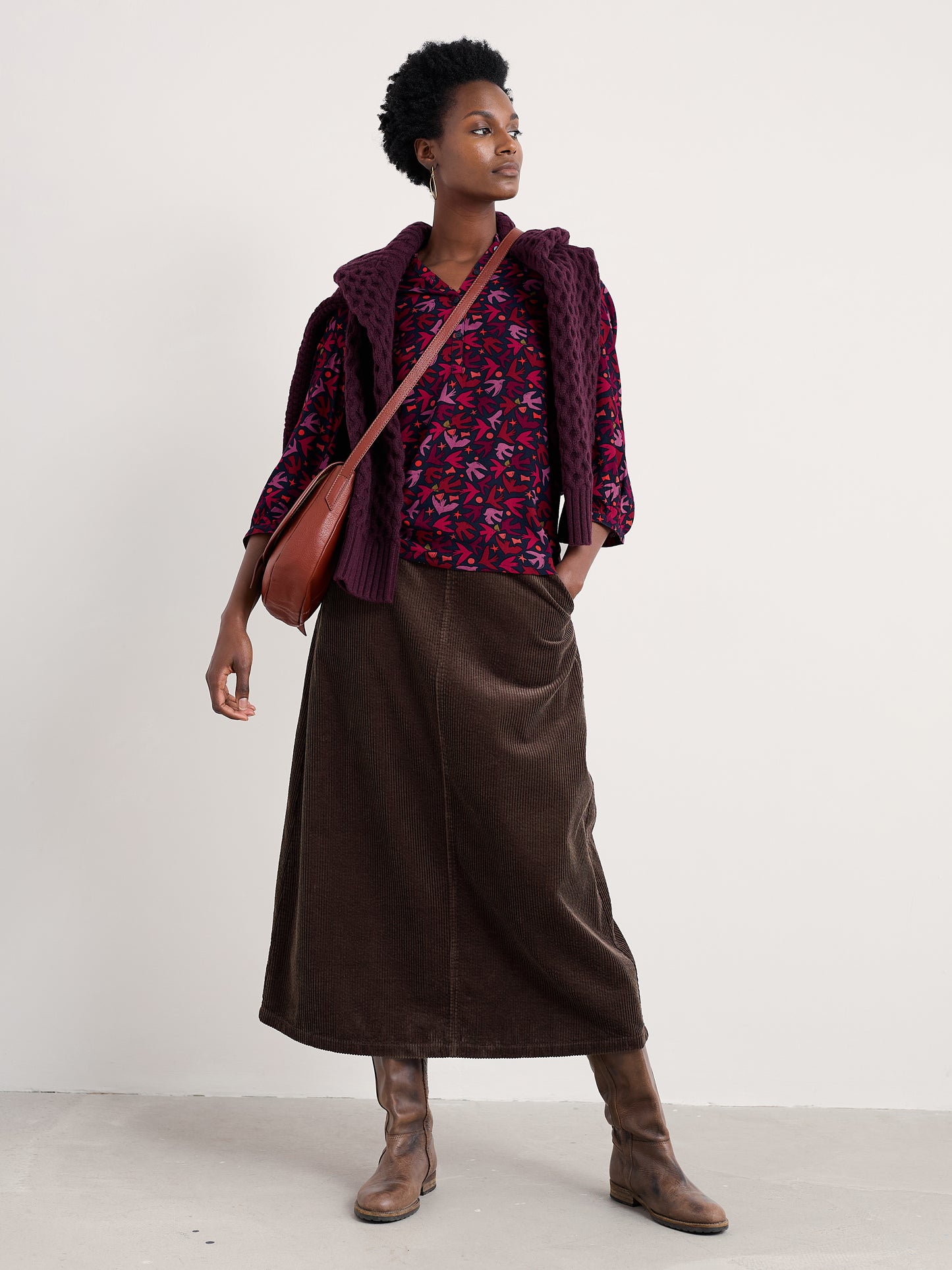 Seasalt Willow Path Printed Shirt