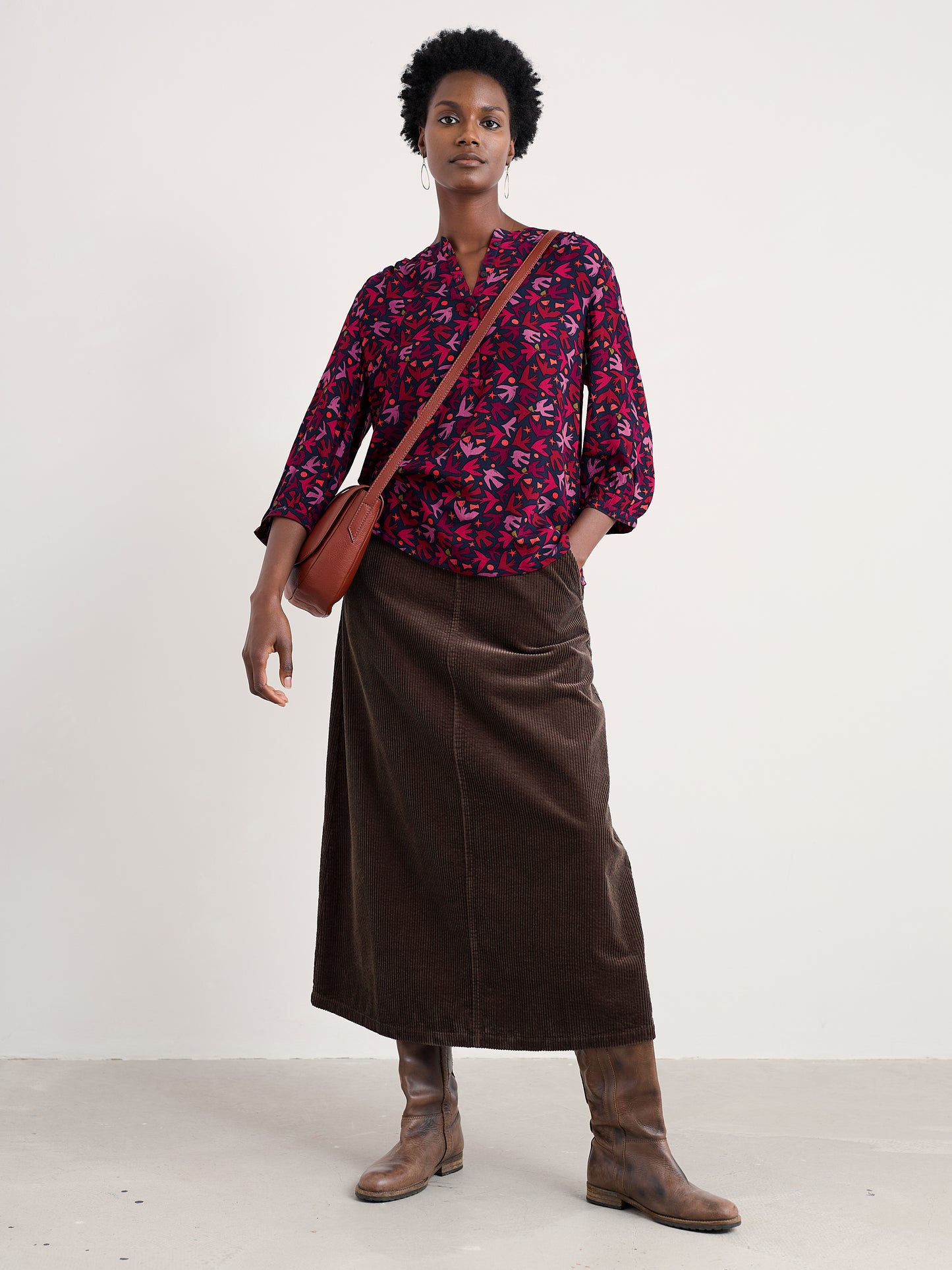 Seasalt Willow Path Printed Shirt