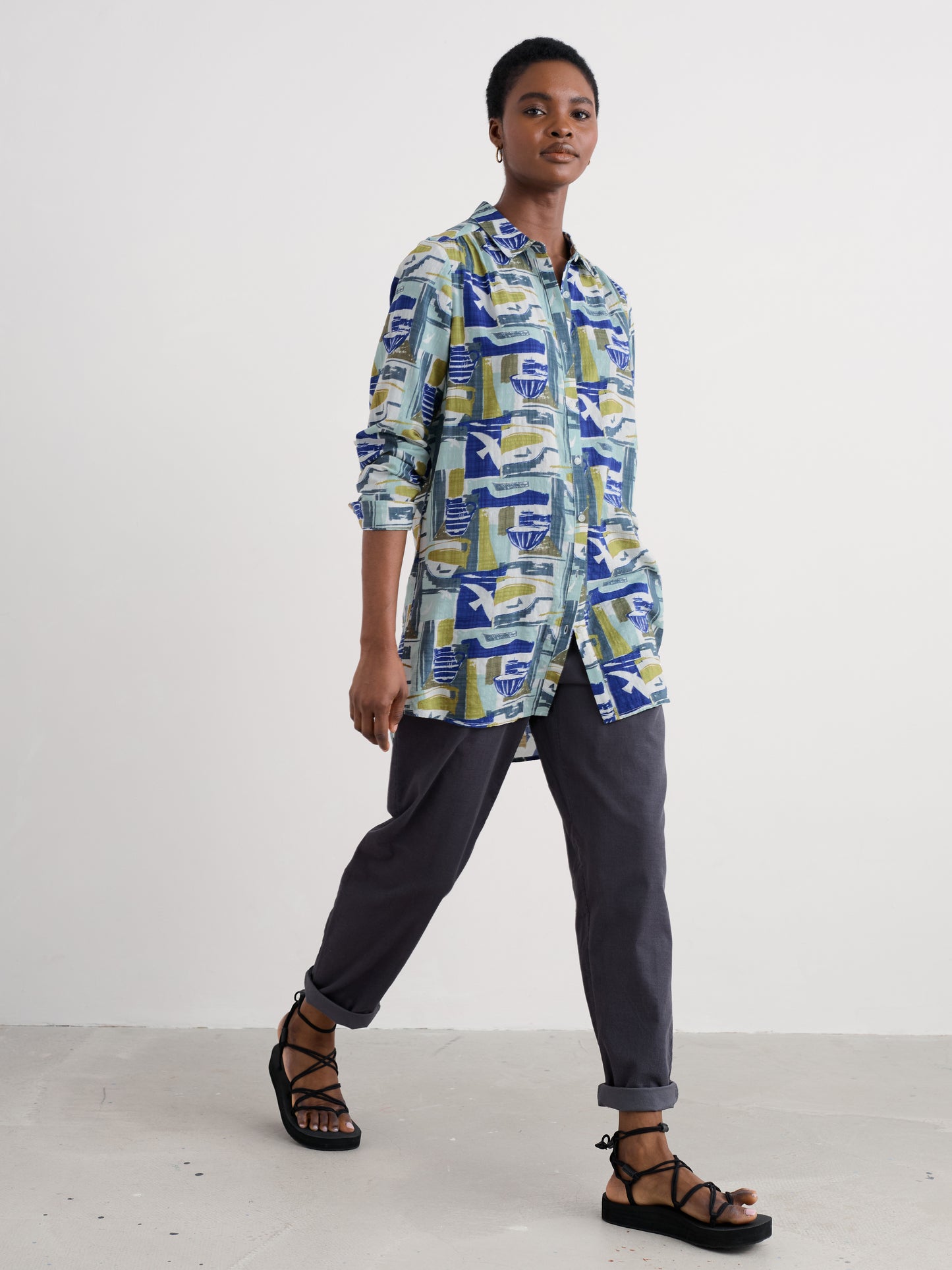 Seasalt Wren Flutter Longline Shirt