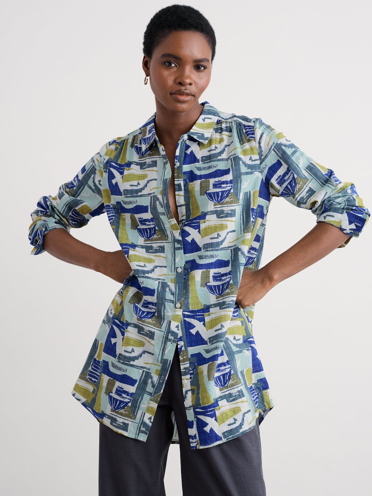 Seasalt Wren Flutter Longline Shirt