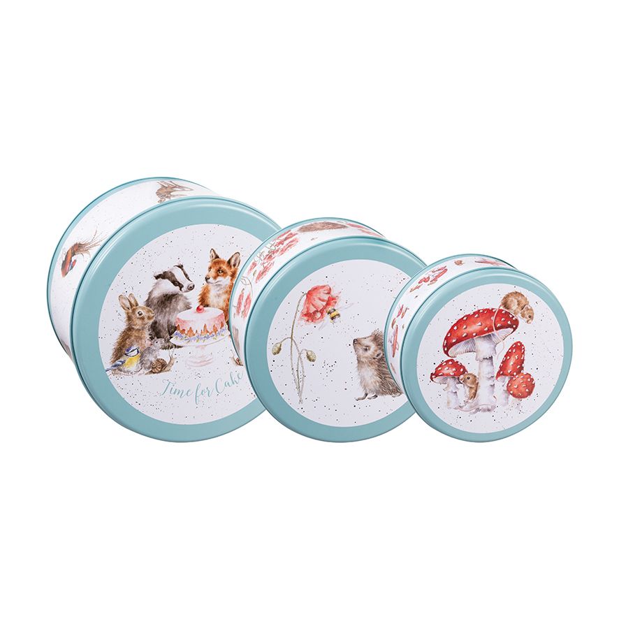 Wrendale 'Country Set' Animal Cake Tin Nest 
