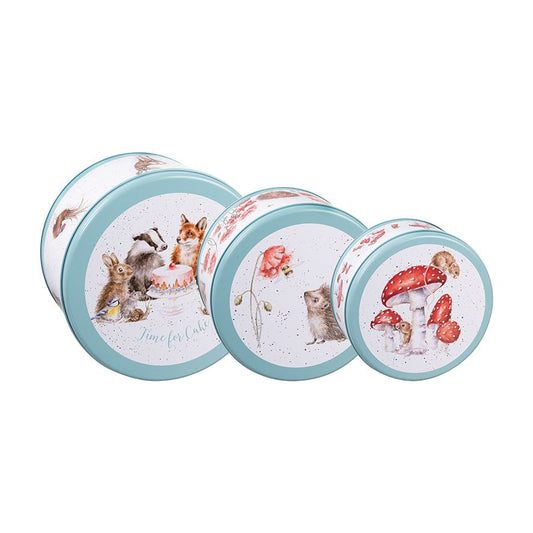 Wrendale 'Country Set' Animal Cake Tin Nest 