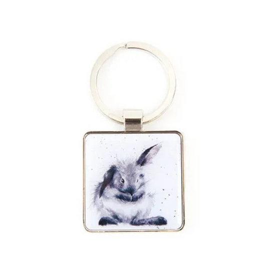 Wrendale Bathtime Rabbit Keyring