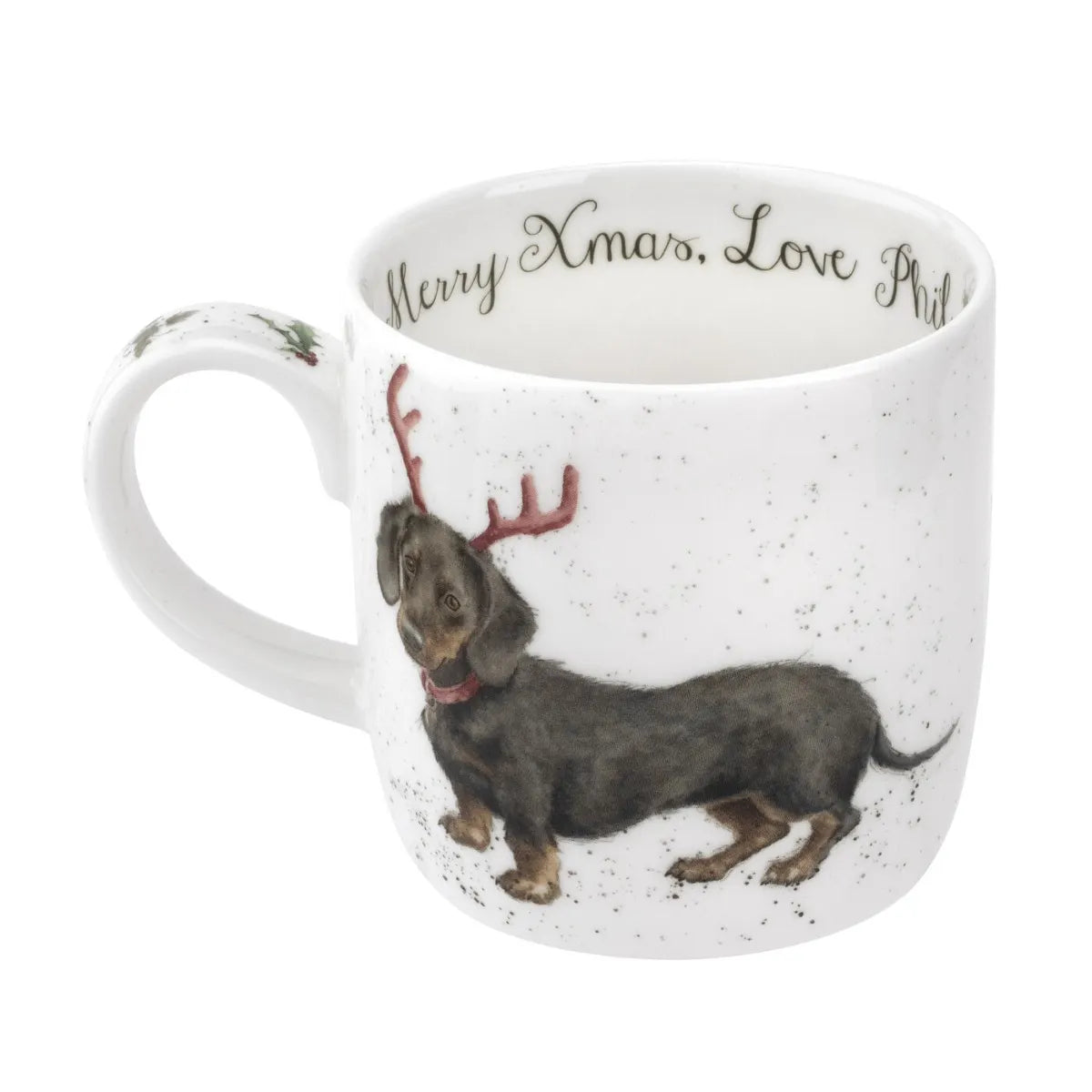 Wrendale Dachshund Through The Snow Mug
