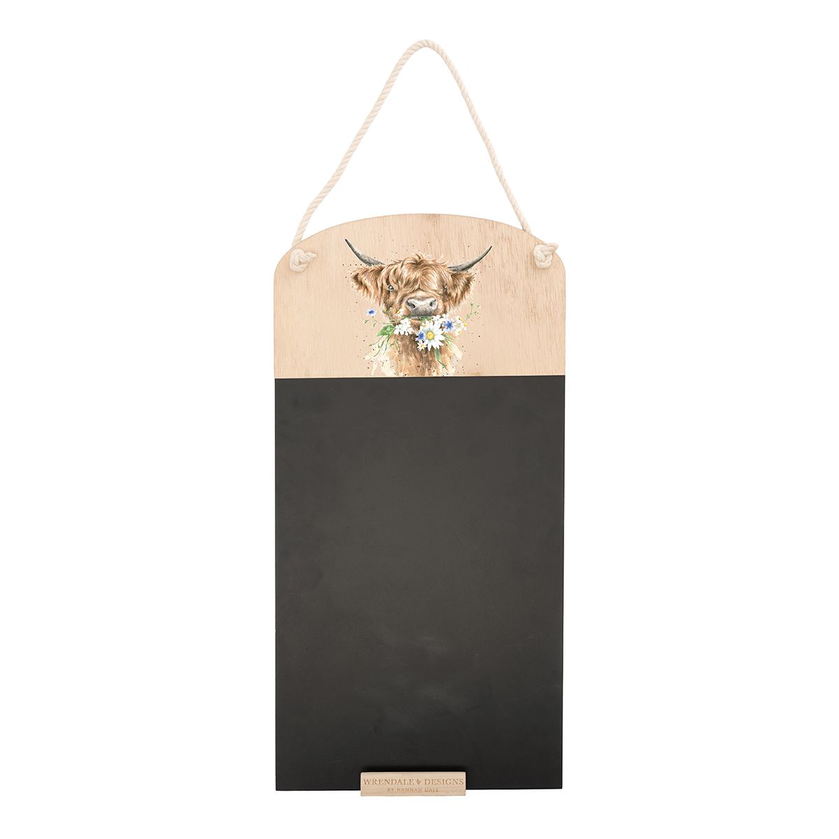 Wrendale Daisy Coo Highland Cow Chalkboard