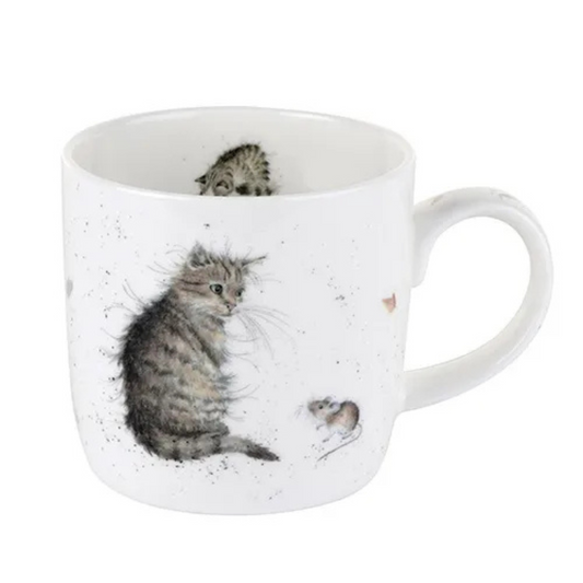 Wrendale Designs Cat and Mouse Mug