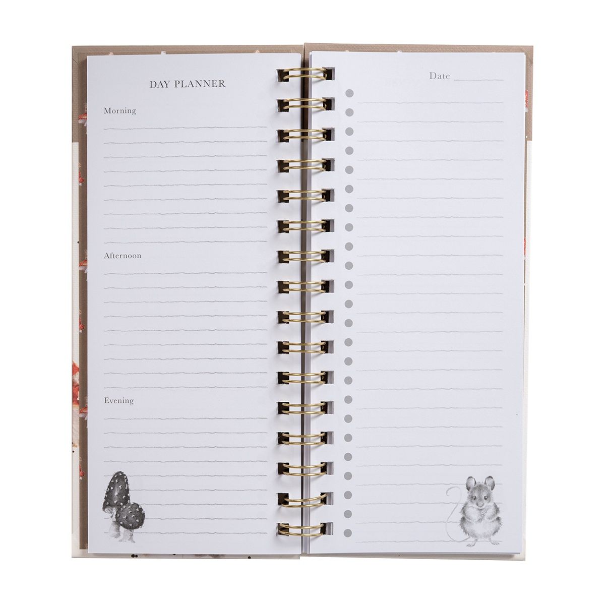Wrendale He's A Fun-Gi Mouse Notebook & Planner