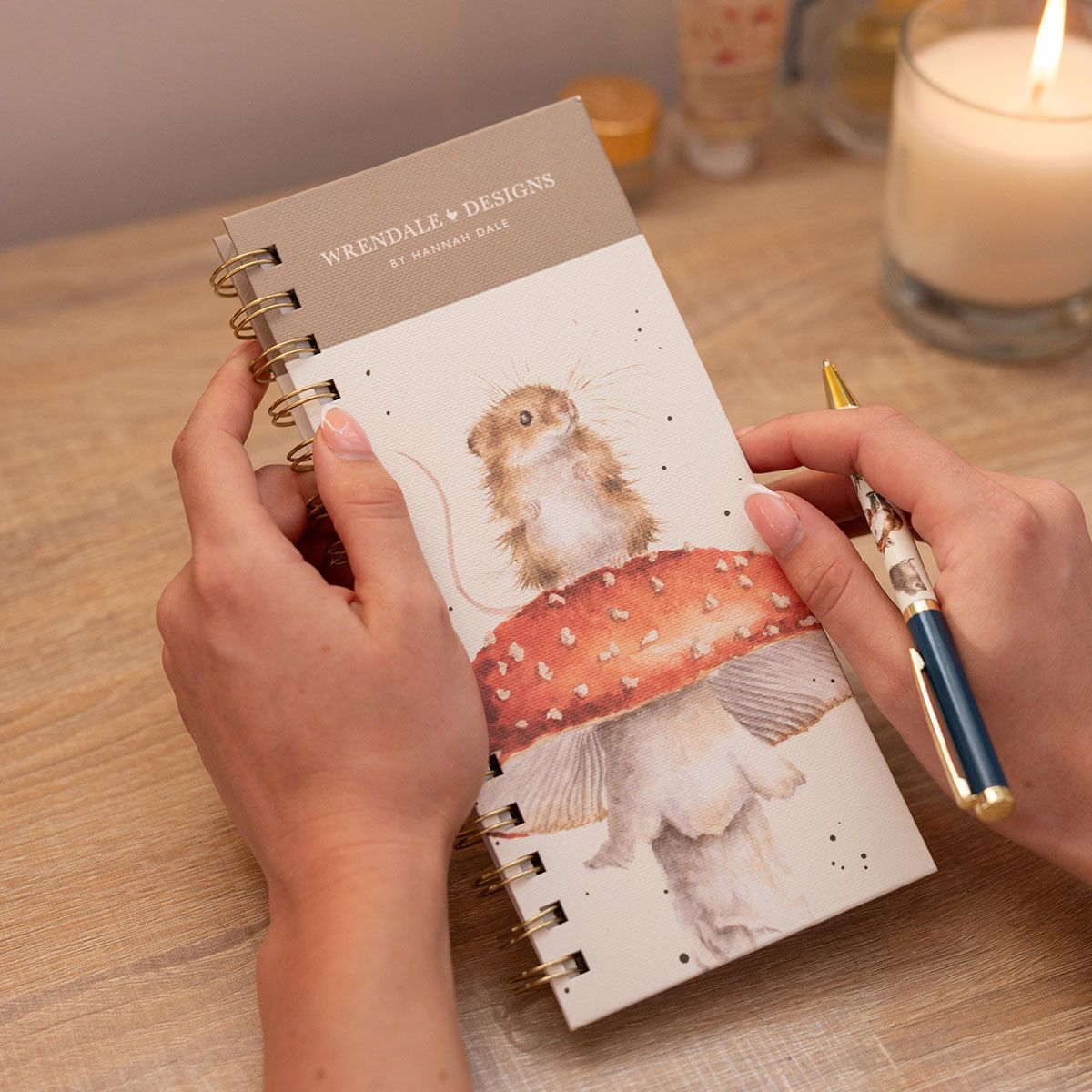 Wrendale He's A Fun-Gi Mouse Notebook & Planner